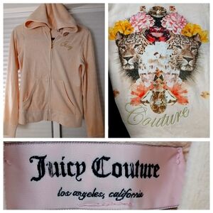 Womens classic juicy couture full zip hoodie